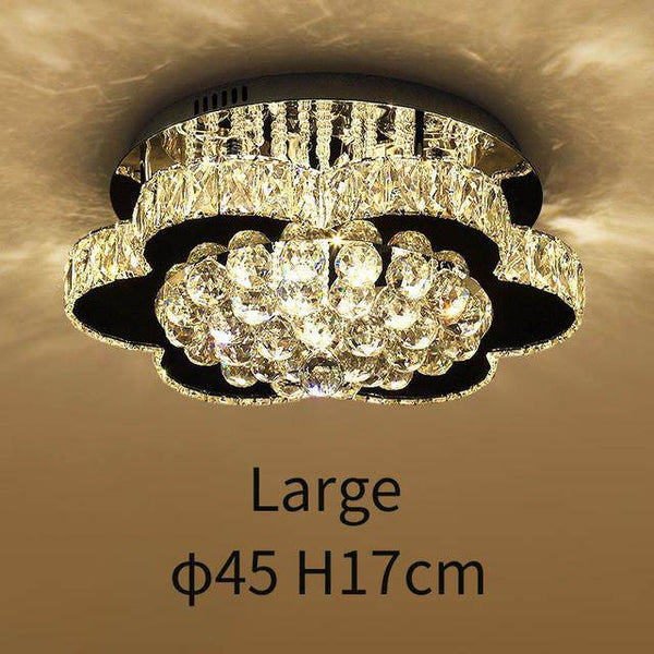 Plafonnier LED Cristal Fleur