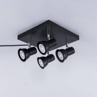 Plafonnier LED Noir Modulable