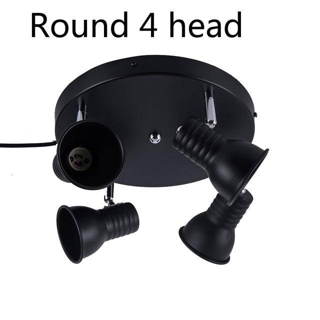 Plafonnier LED Noir Modulable
