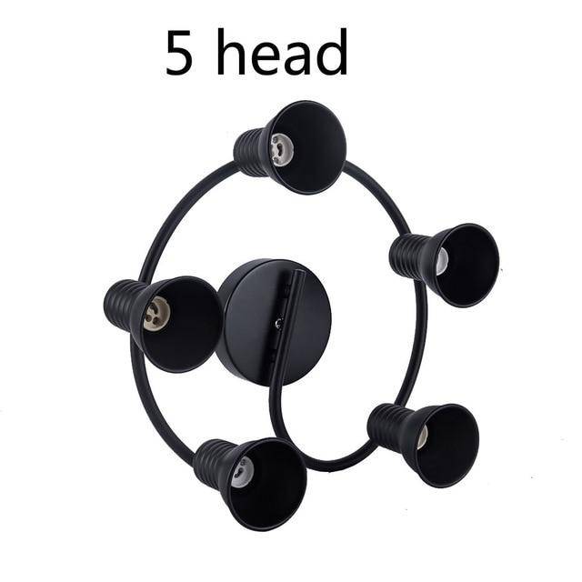 Plafonnier LED Noir Modulable