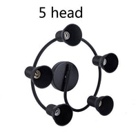 Plafonnier LED Noir Modulable