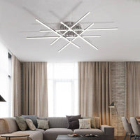 Plafonnier LED Chromé Flush