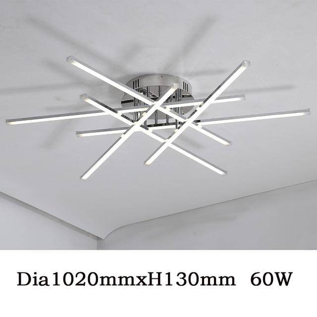 Plafonnier LED Chromé Flush