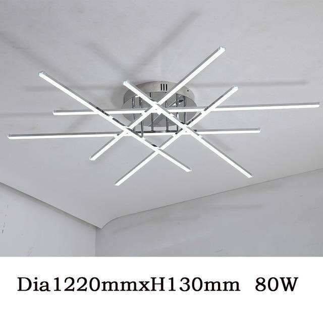 Plafonnier LED Chromé Flush