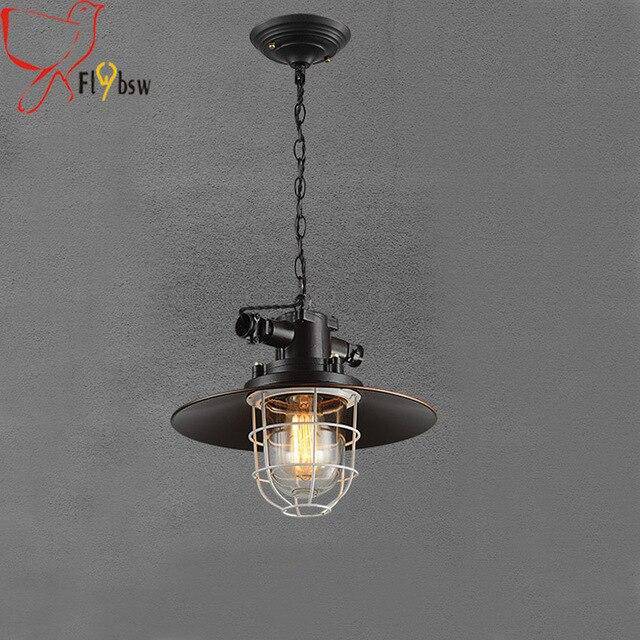 Suspension colorée style industriel 34cm en métal