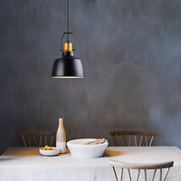 Suspension Vintage Black & Gold en Aluminium