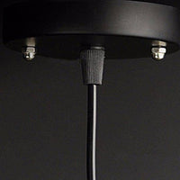 Suspension Vintage Black & Gold en Aluminium