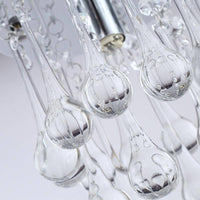 Plafonnier Chromé LED Cristal
