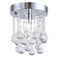 Plafonnier Chromé LED Cristal