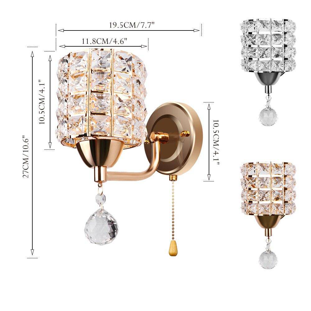 Applique murale LED design Cristal Lemon
