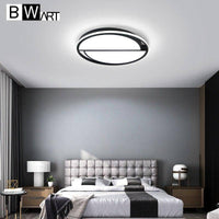 Plafonnier LED BWART Noir & Blanc