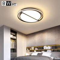 Plafonnier LED BWART Noir & Blanc