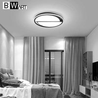 Plafonnier LED BWART Noir & Blanc