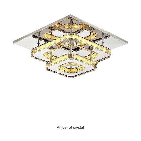 Plafonnier LED cristal élégant