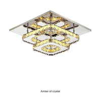 Plafonnier LED cristal élégant