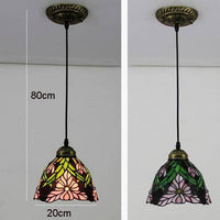 Suspension Rétro Fleuries à LED