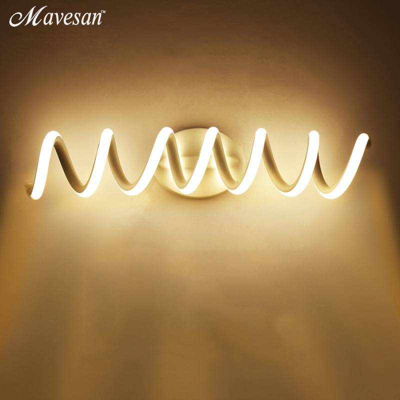 Applique murale LED Spiralight en aluminium