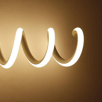 Applique murale LED Spiralight en aluminium