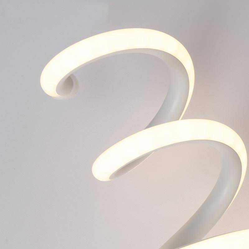 Applique murale LED Spiralight en aluminium