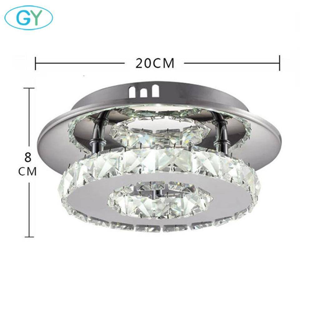 Plafonnier LED Cristal - Élégance Chromée