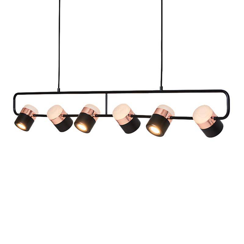 Lustre suspendu LED rose gold