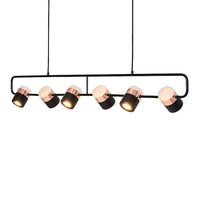 Lustre suspendu LED rose gold