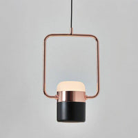 Lustre suspendu LED rose gold