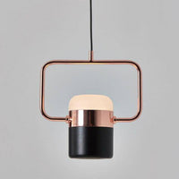 Lustre suspendu LED rose gold