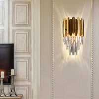 Applique Murale Cristal Doré