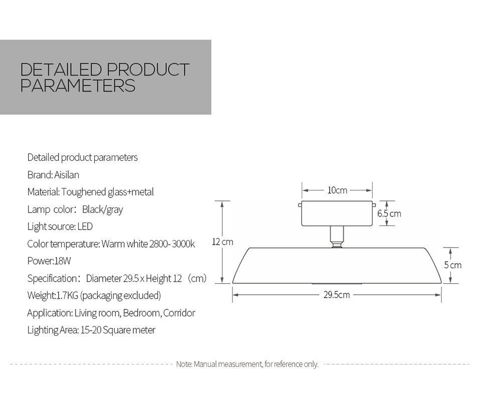 Plafonnier LED Design en Aluminium Circle