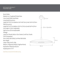 Suspension design ronde en aluminium - Study