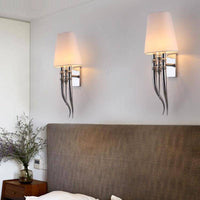 Applique murale LED chromée "Hôtel Luxe"