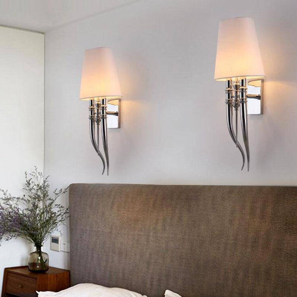 Applique murale LED chromée "Hôtel Luxe"