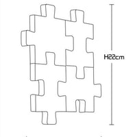 Applique murale design Puzzle en bois