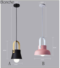 Suspension design LED Macaron
