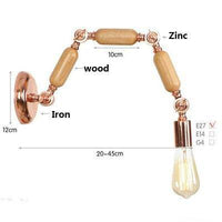 Applique murale design bras articulé rose gold "Aisle Luxe"