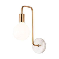 Applique murale LED design en marbre
