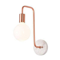 Applique murale LED design en marbre