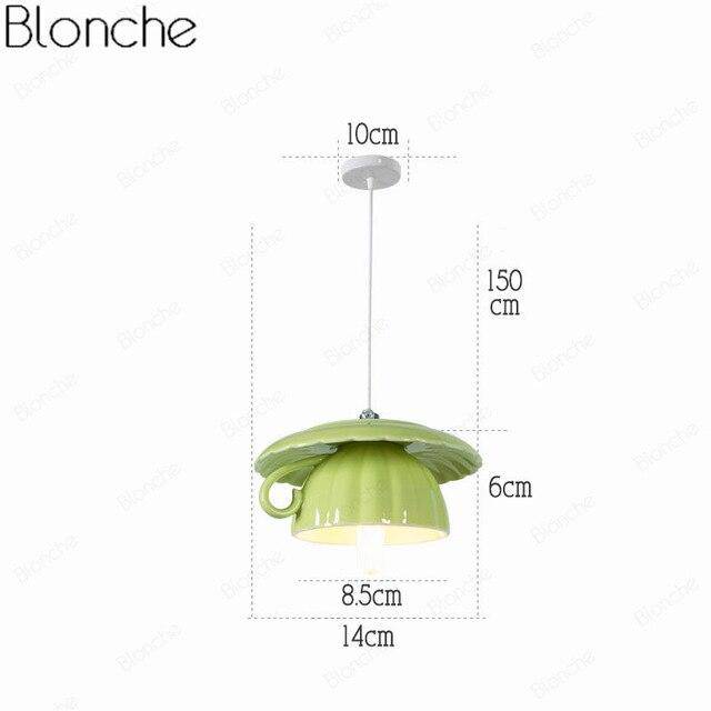 Suspension LED "Tasse à Café" Moderniste