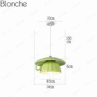 Suspension LED "Tasse à Café" Moderniste
