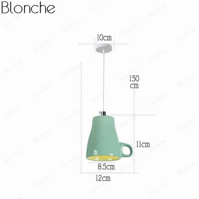 Suspension LED "Tasse à Café" Moderniste