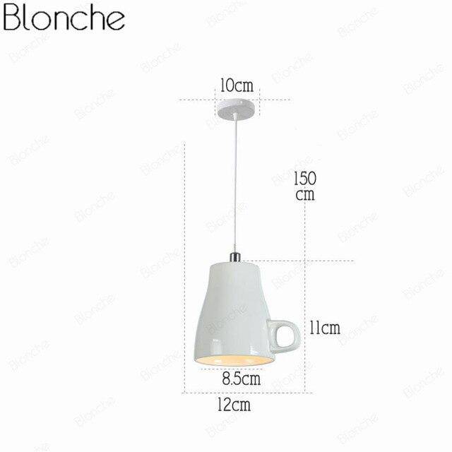 Suspension LED "Tasse à Café" Moderniste
