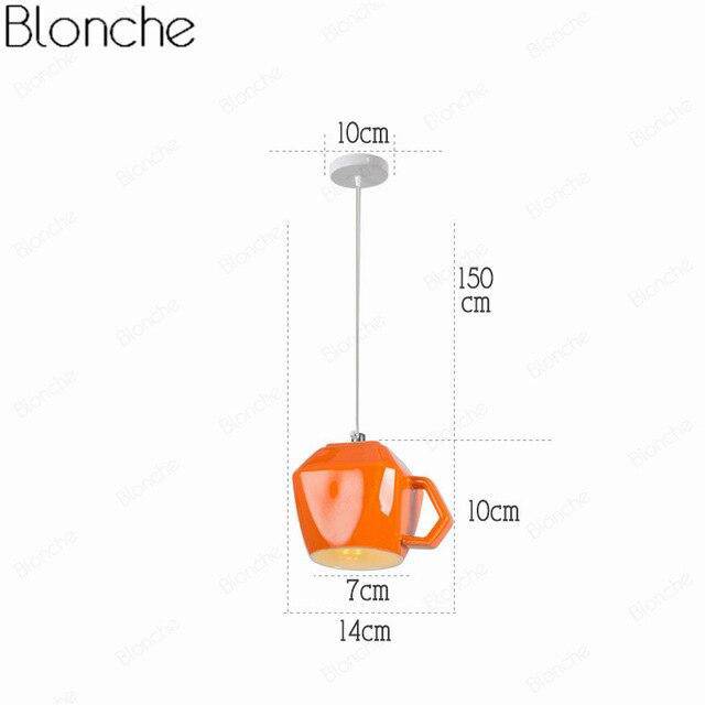 Suspension LED "Tasse à Café" Moderniste