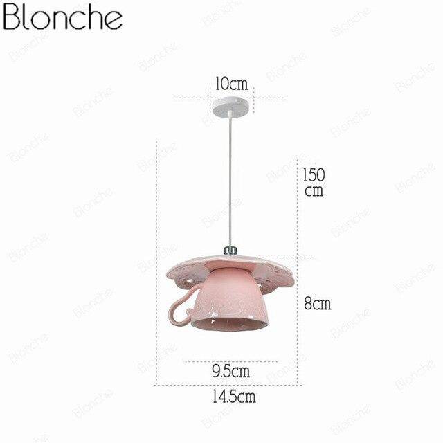 Suspension LED "Tasse à Café" Moderniste