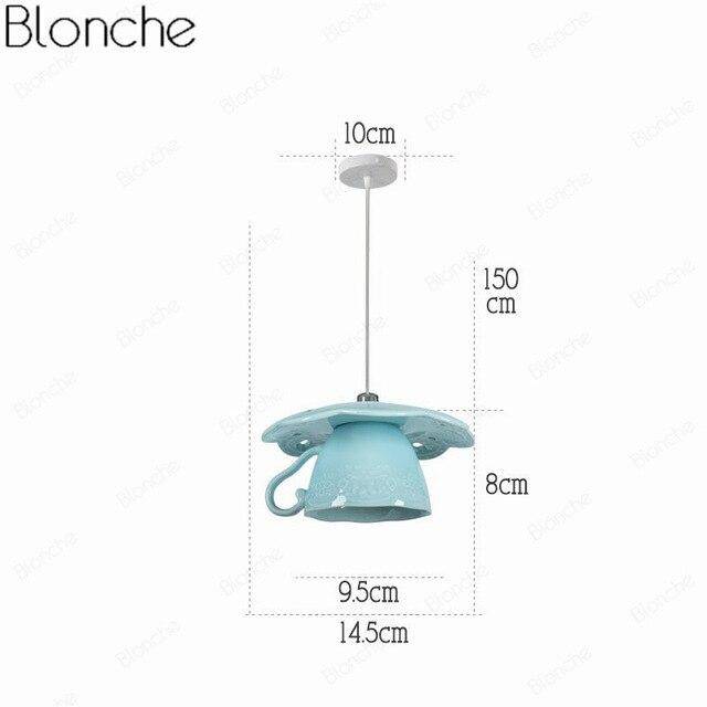 Suspension LED "Tasse à Café" Moderniste