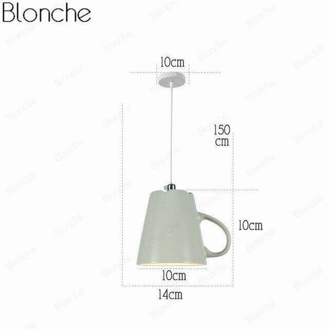 Suspension LED "Tasse à Café" Moderniste