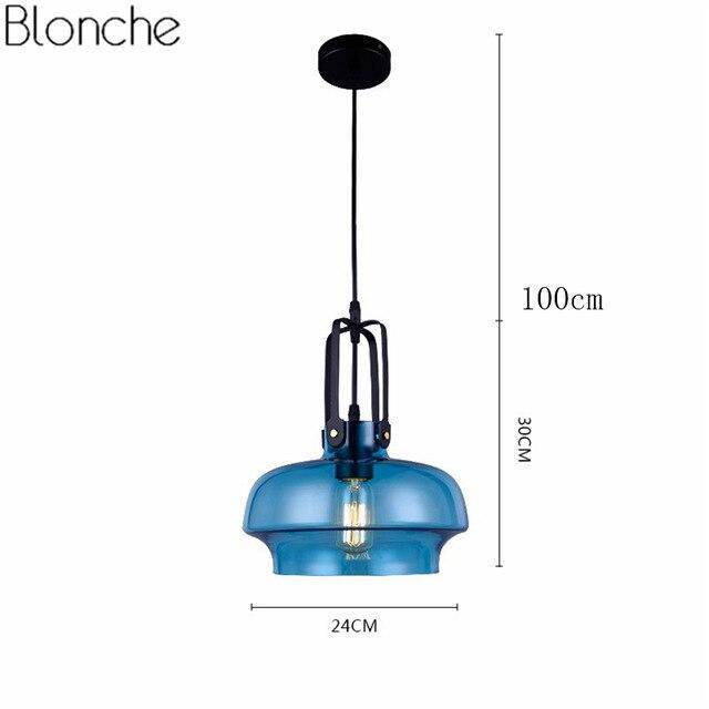 Suspension design en verre coloré LED - Hang_Style.