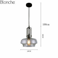 Suspension design en verre coloré LED - Hang_Style.
