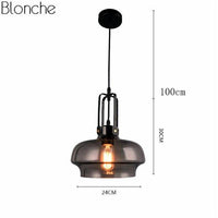 Suspension design en verre coloré LED - Hang_Style.
