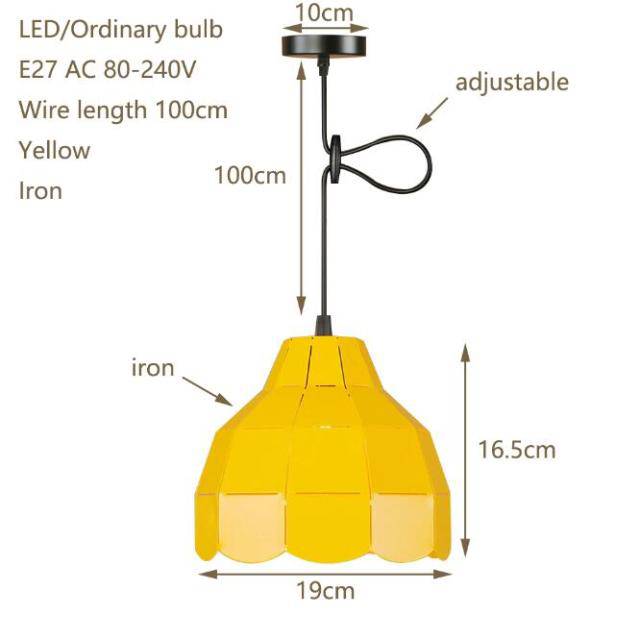Suspension LED Design en Céramique Colorée